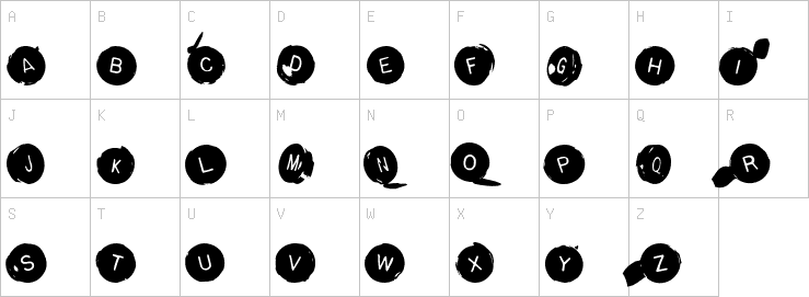 Uppercase characters