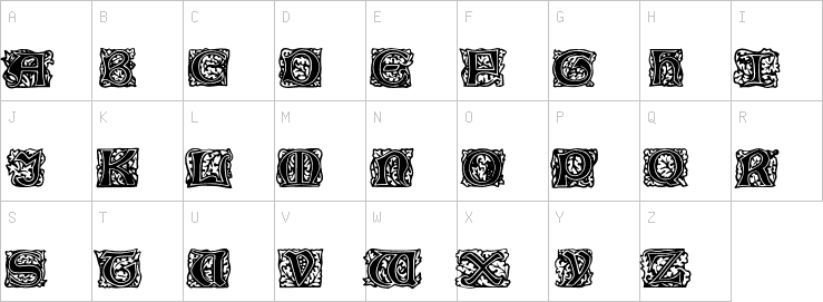 Uppercase characters
