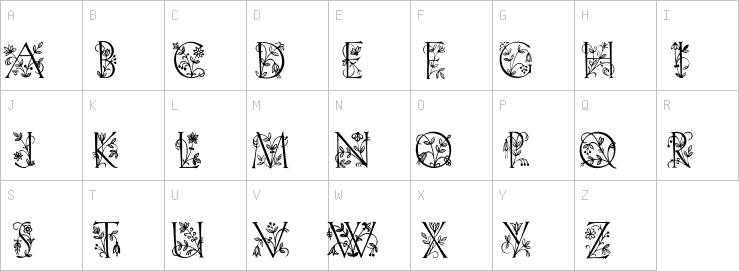 Uppercase characters