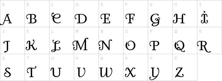 Uppercase characters