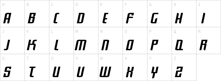 Uppercase characters