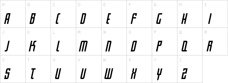 Uppercase characters