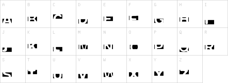 Uppercase characters