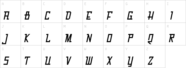 Uppercase characters
