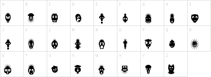 Uppercase characters