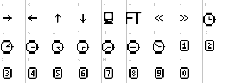 Uppercase characters