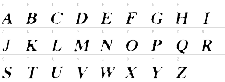 Uppercase characters