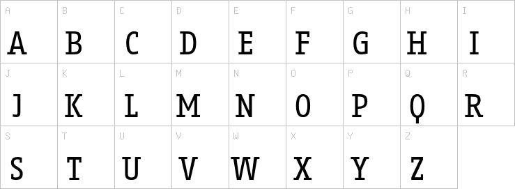 Uppercase characters
