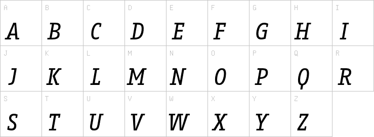 Uppercase characters
