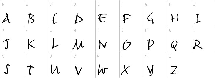 Uppercase characters