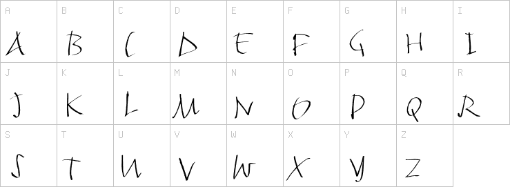 Uppercase characters