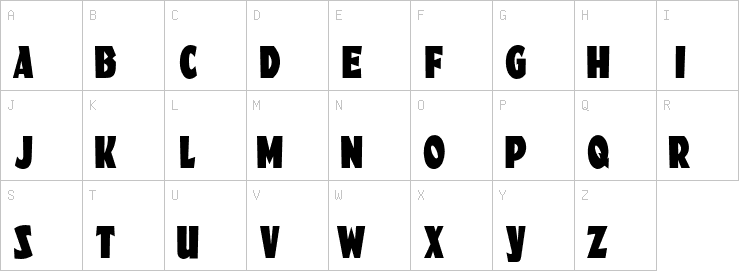 Uppercase characters