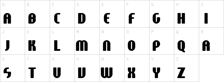Uppercase characters