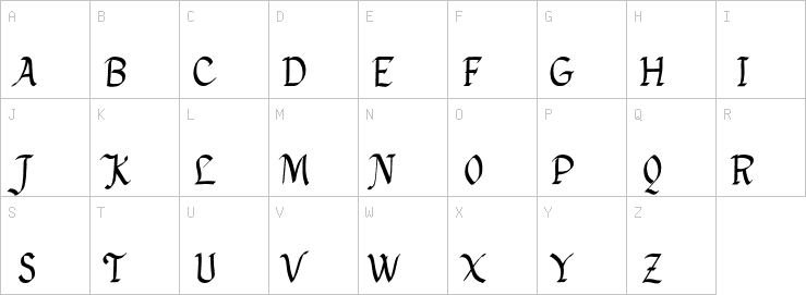 Uppercase characters
