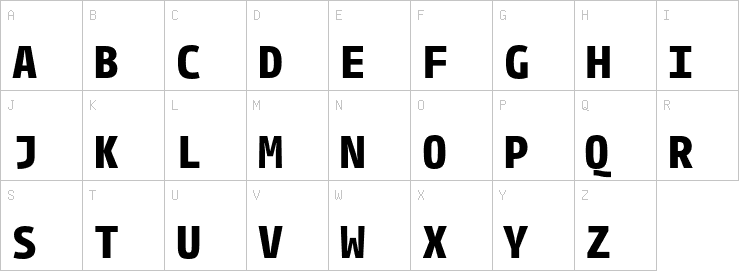 Uppercase characters