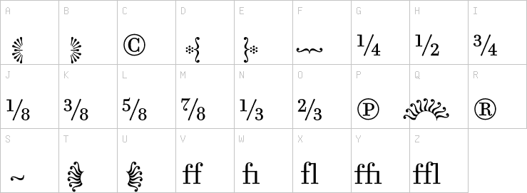 Uppercase characters