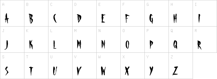 Uppercase characters