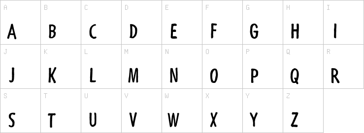 Uppercase characters