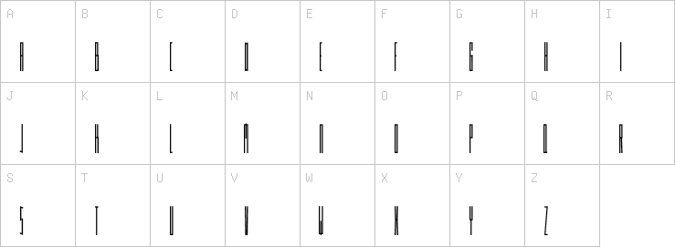 Uppercase characters