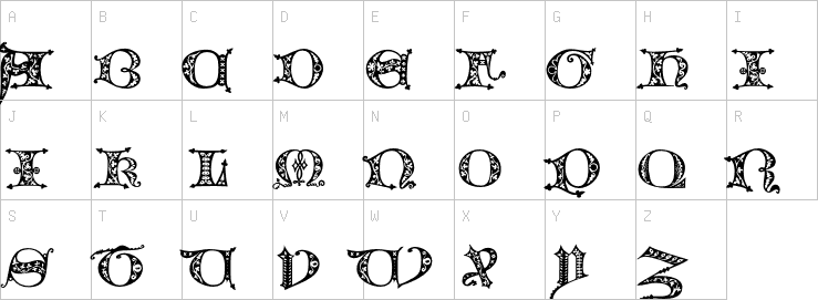 Uppercase characters