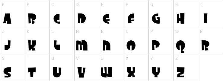 Uppercase characters