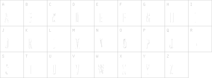 Uppercase characters