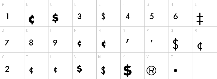 Uppercase characters