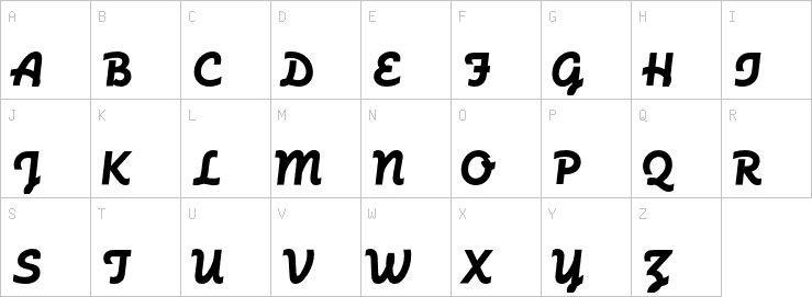 Uppercase characters