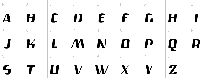 Uppercase characters