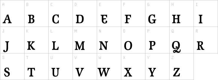 Uppercase characters