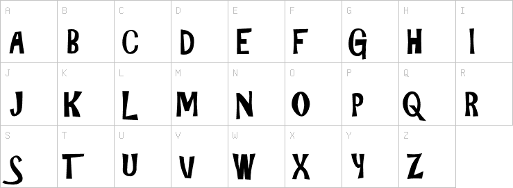 Uppercase characters