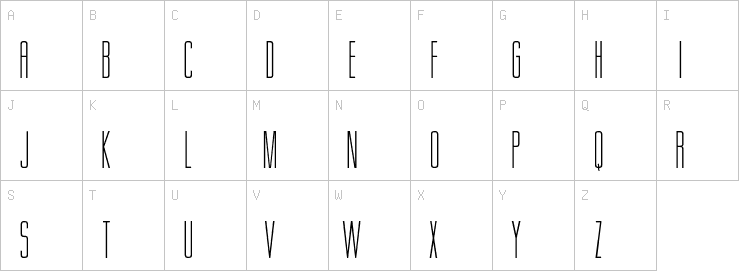 Uppercase characters
