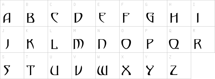 Uppercase characters