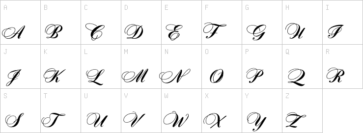 Uppercase characters