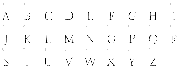 Uppercase characters