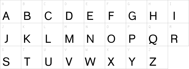 Uppercase characters