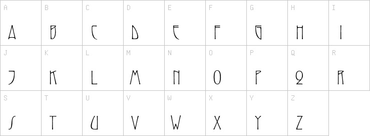 Uppercase characters