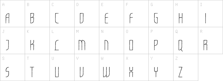 Uppercase characters