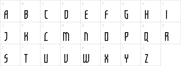 Uppercase characters