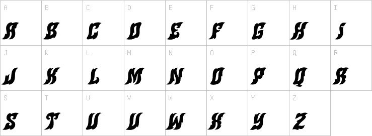 Uppercase characters