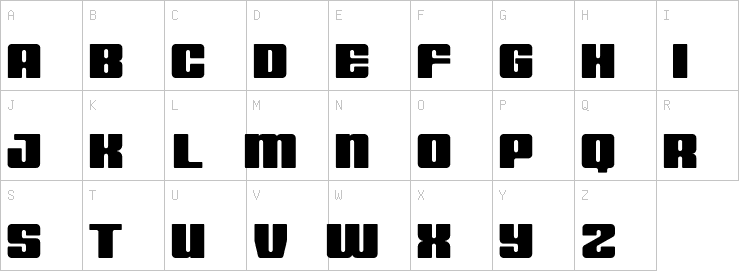 Uppercase characters