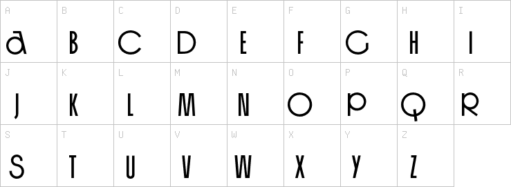 Uppercase characters