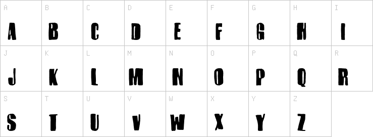 Uppercase characters