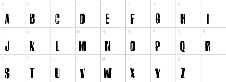 Uppercase characters