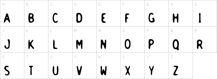 Uppercase characters