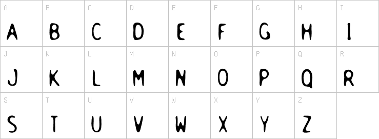 Uppercase characters