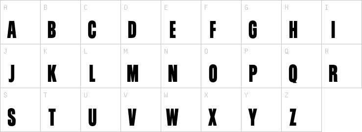 Uppercase characters
