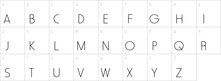 Uppercase characters