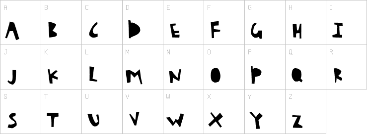 Uppercase characters