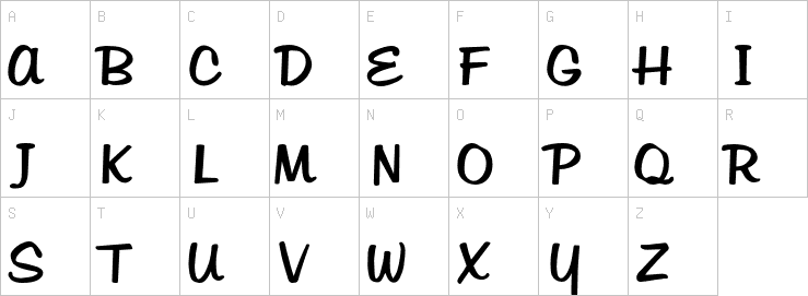 Uppercase characters